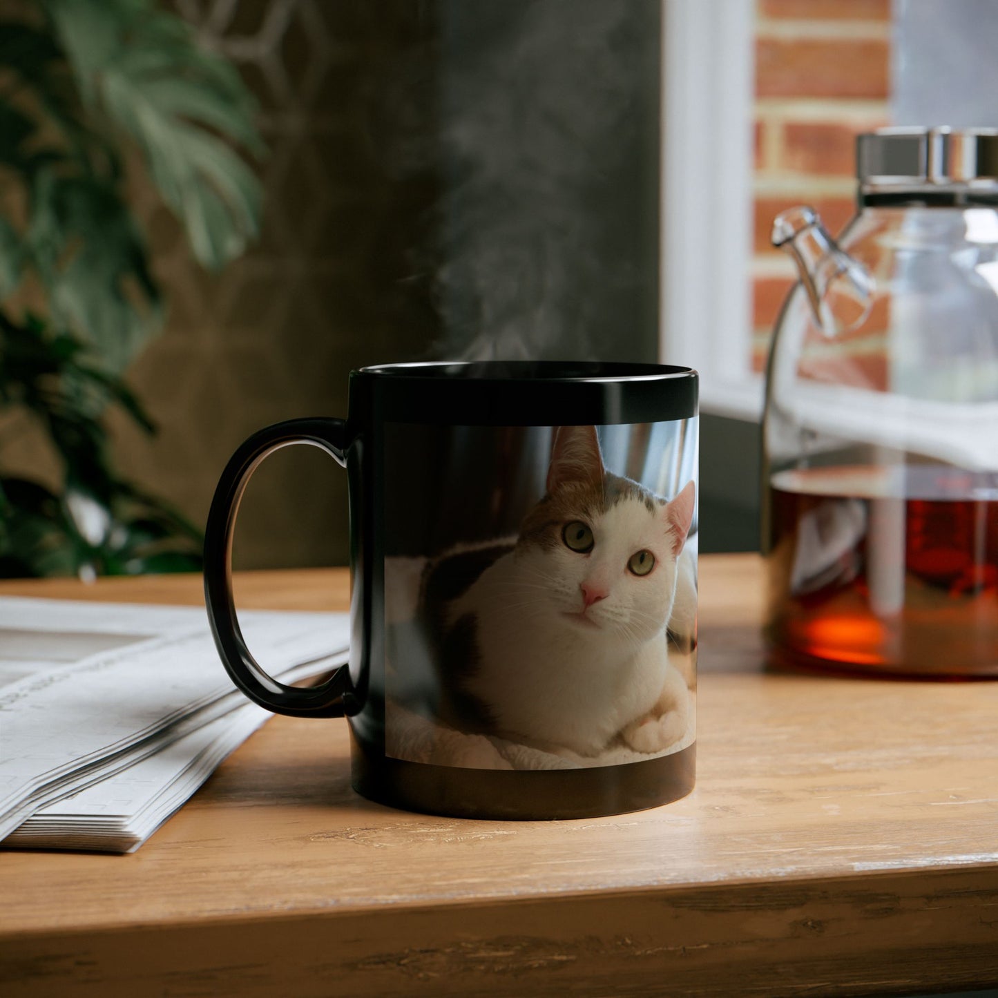 Santito Cat Mug, Coffee Cup, Gift for Cat Lovers, Cute Cat Lover Mug