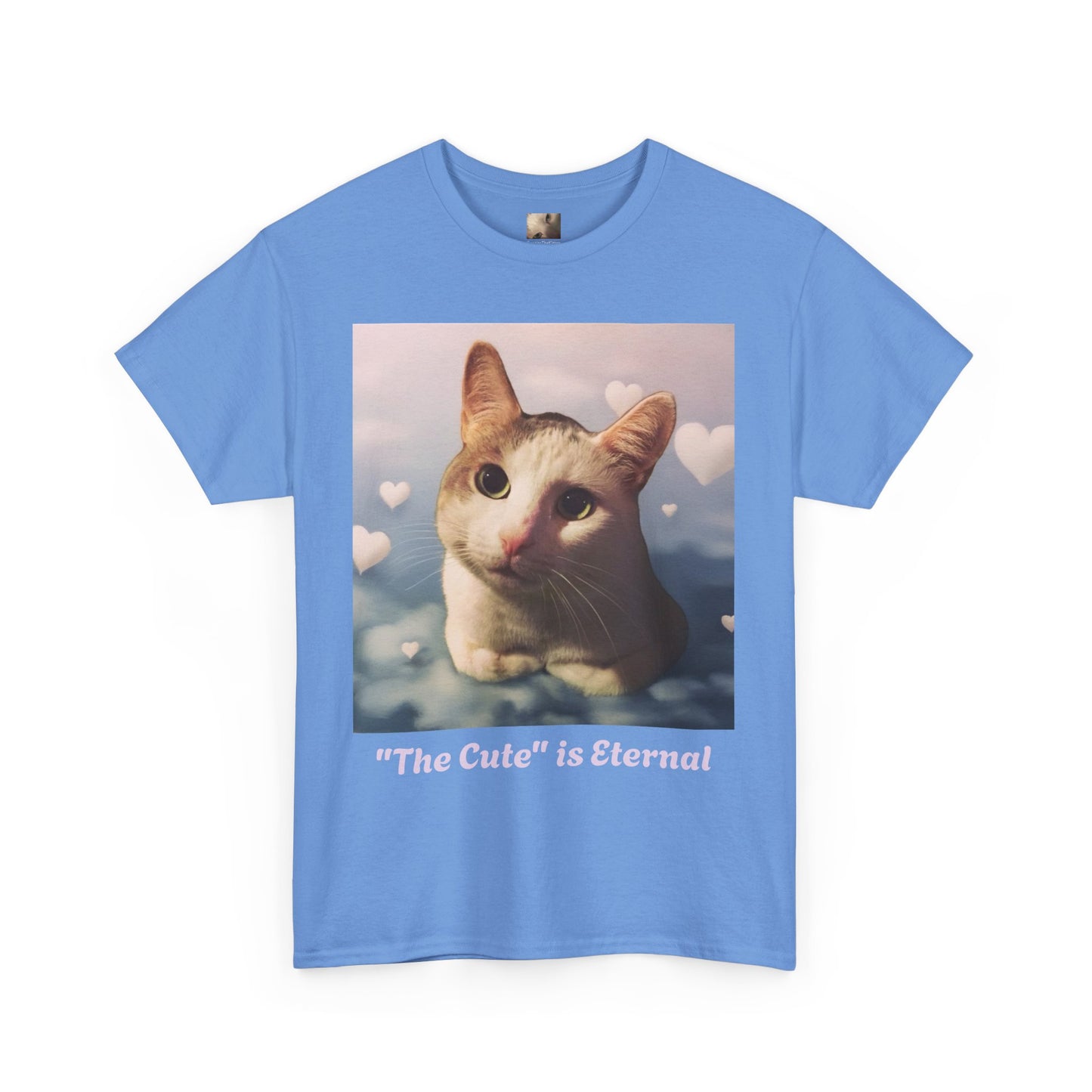 Tito in the clouds variant of "The Cute" is Eternal Tito-T | Cute Cat Unisex Heavy Cotton Tee | Perfect Gift for Cat Lovers, Casual Wear, Animal Lover Shirt