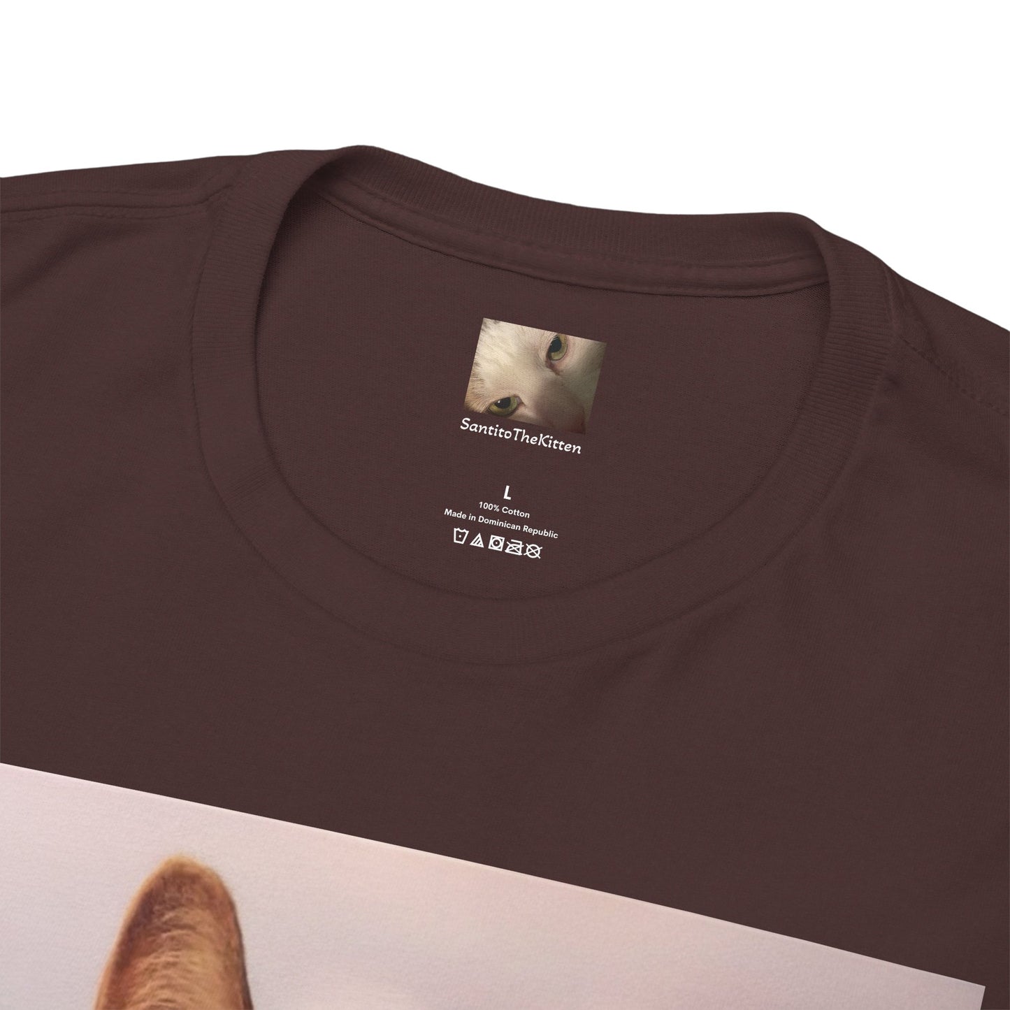 Tito in the clouds variant of "The Cute" is Eternal Tito-T | Cute Cat Unisex Heavy Cotton Tee | Perfect Gift for Cat Lovers, Casual Wear, Animal Lover Shirt