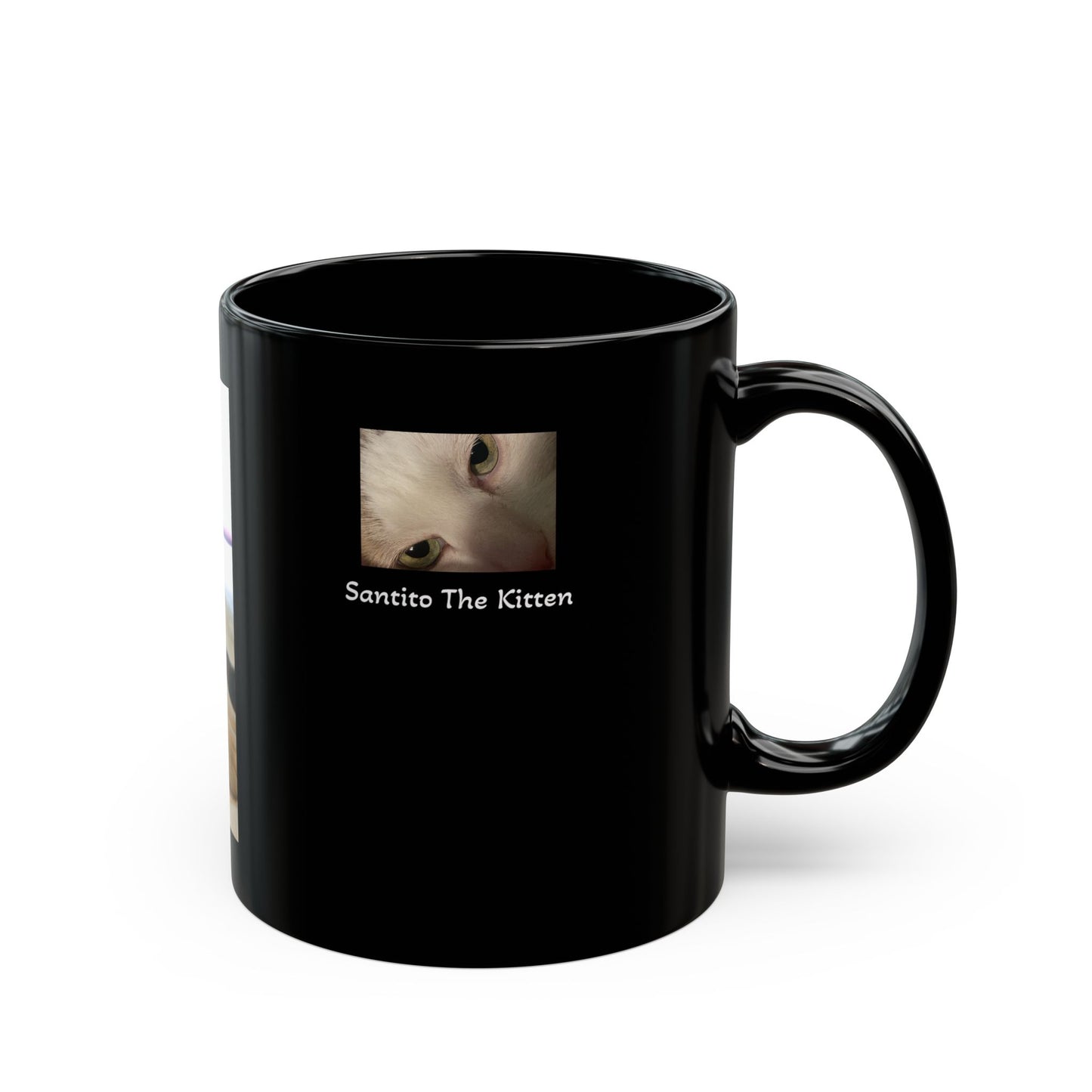 Santito Cat Mug, Coffee Cup, Gift for Cat Lovers, Cute Cat Lover Mug