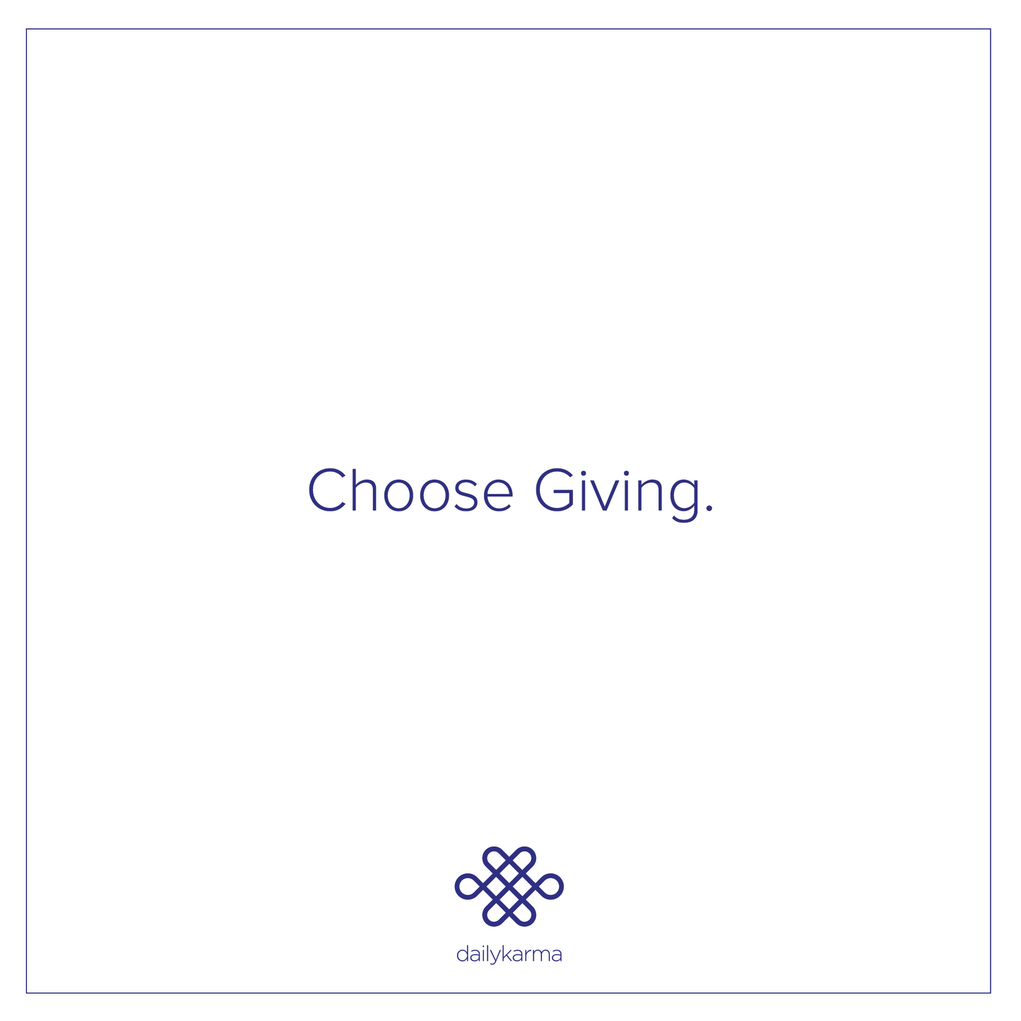 Donations are granted to DailyKarma, who regrants to the indicated nonprofit. Legalese Legalese legalese and more legalese