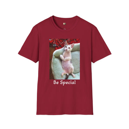 The Original "Be Special" Tito-T  | Cat Lover Unisex T-Shirt |  Cute Gift, Casual Wear