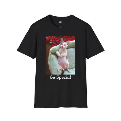 The Original "Be Special" Tito-T  | Cat Lover Unisex T-Shirt |  Cute Gift, Casual Wear