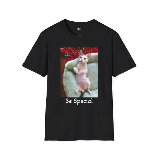The Original "Be Special" Tito-T  | Cat Lover Unisex T-Shirt |  Cute Gift, Casual Wear
