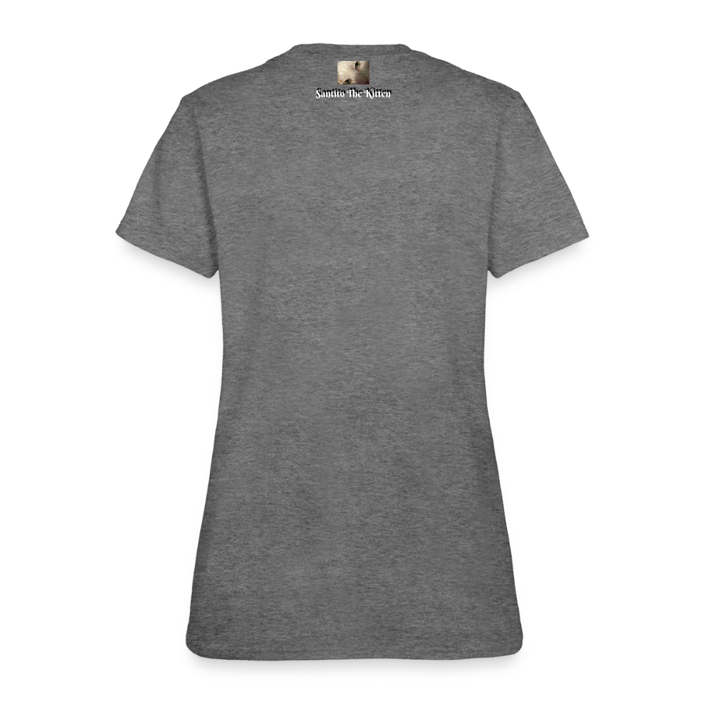"Breathe Scream Sing Dance" Women's Cut T-Shirt - graphite heather