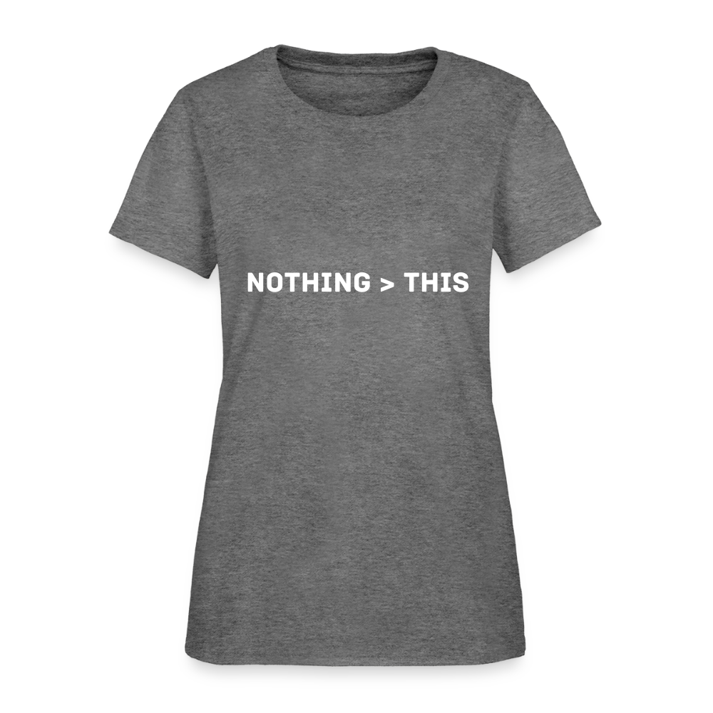 "More Than This" Roxy Music metaphoric women's T-Shirt - graphite heather