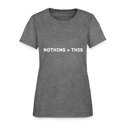 "More Than This" Roxy Music metaphoric women's T-Shirt - graphite heather