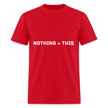 "More Than This" Roxy Music  metaphoric Unisex T-Shirt - red