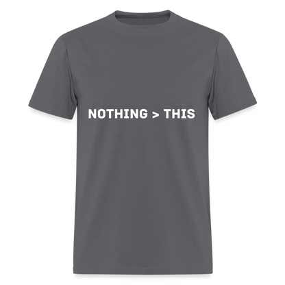 "More Than This" Roxy Music  metaphoric Unisex T-Shirt - charcoal