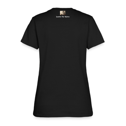 "Breathe Scream Sing Dance" Women's Cut T-Shirt - black