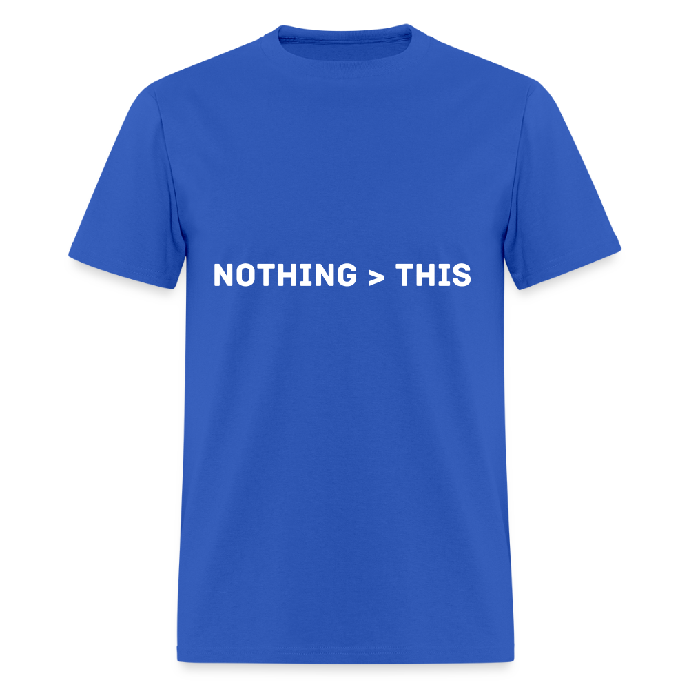 "More Than This" Roxy Music  metaphoric Unisex T-Shirt - royal blue