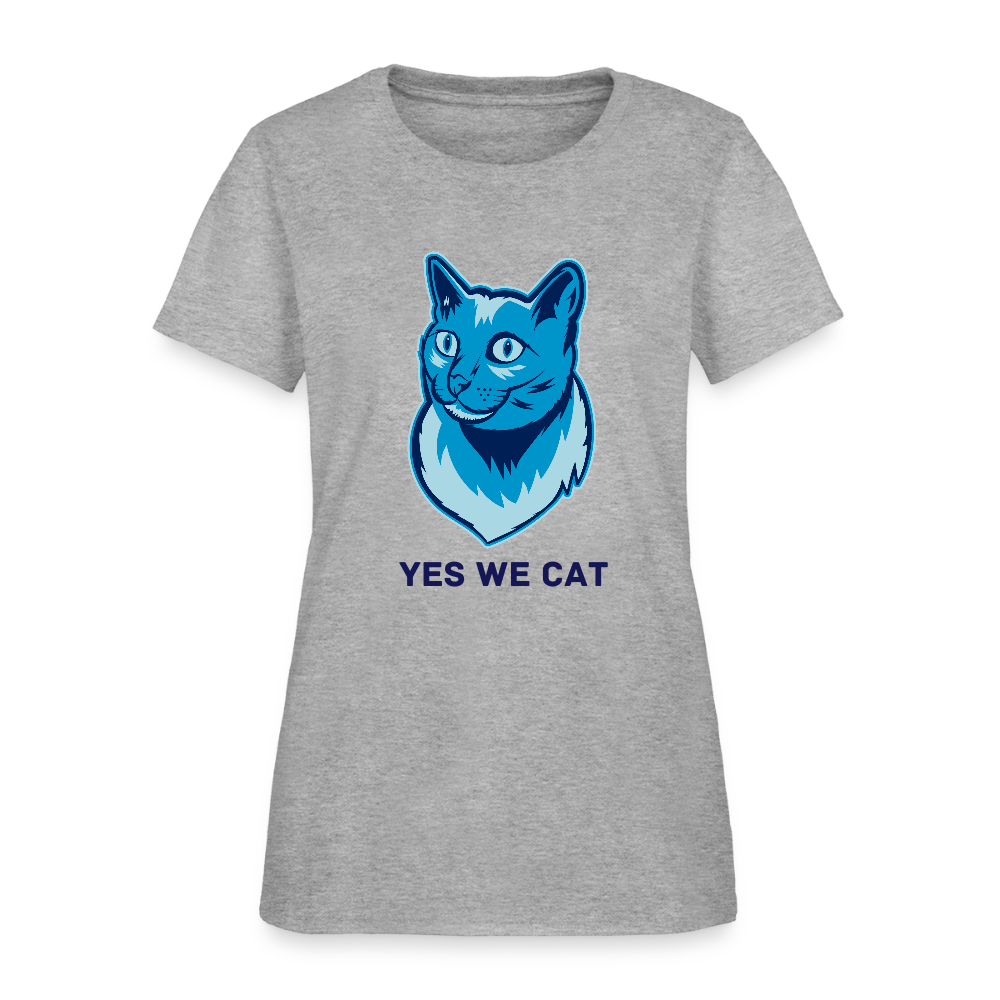 Yes We Cat Women's Tito-T - heather gray