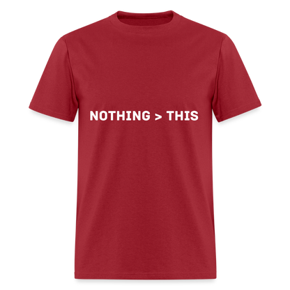 "More Than This" Roxy Music  metaphoric Unisex T-Shirt - dark red