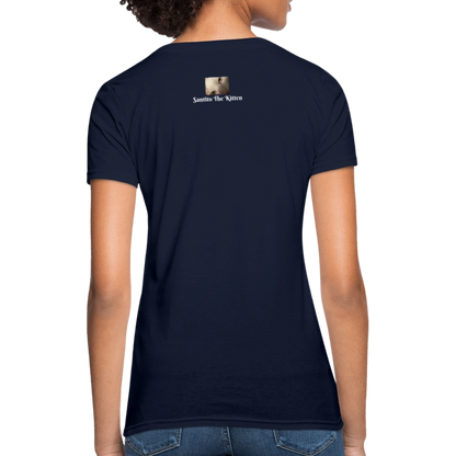 "I'm Kinda OK With That" Women's T-Shirt - navy