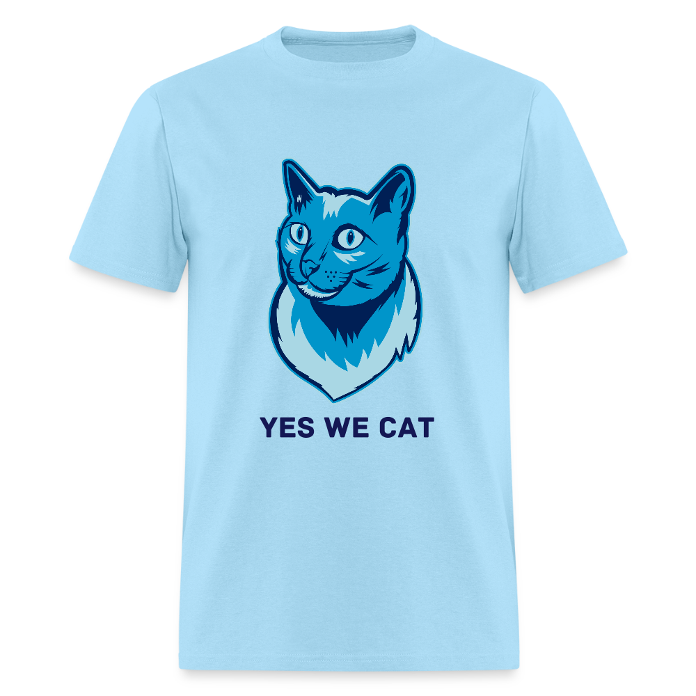 "Yes We Cat" Unisex Tito-T | GILDAN 5000 - powder blue
