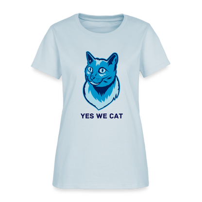 Yes We Cat Women's Tito-T - light blue