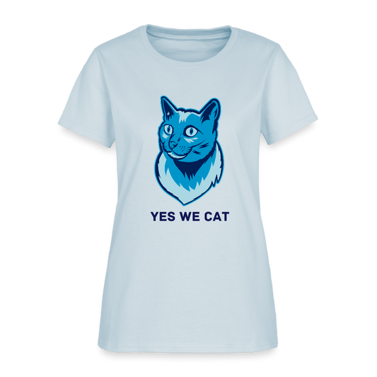 Yes We Cat Women's Tito-T - light blue