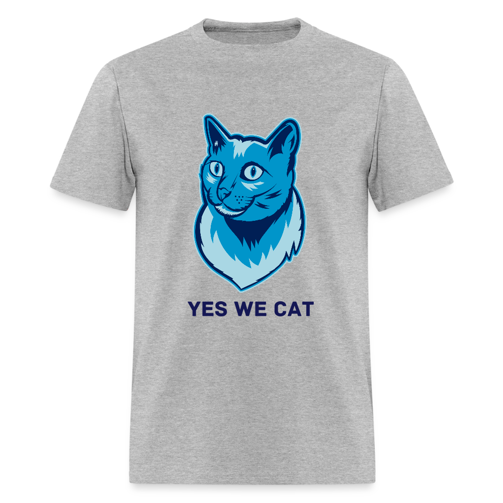 "Yes We Cat" Unisex Tito-T | GILDAN 5000 - heather gray