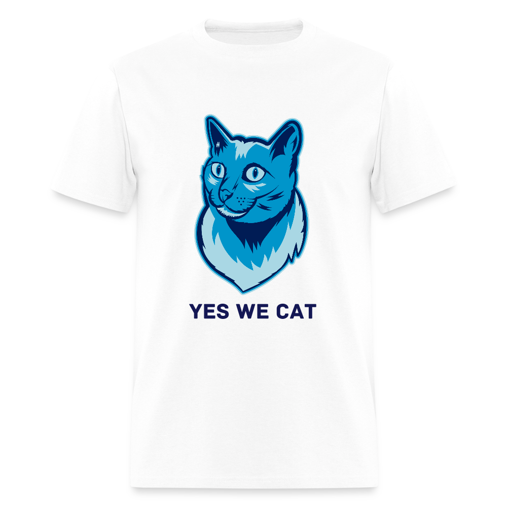 "Yes We Cat" Unisex Tito-T | GILDAN 5000 - white