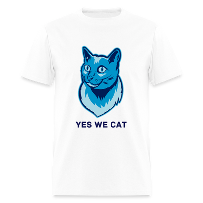 "Yes We Cat" Unisex Tito-T | GILDAN 5000 - white
