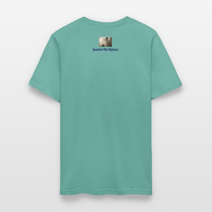 "Yes We Cat" Unisex Tito-T | GILDAN 5000 - aquatic