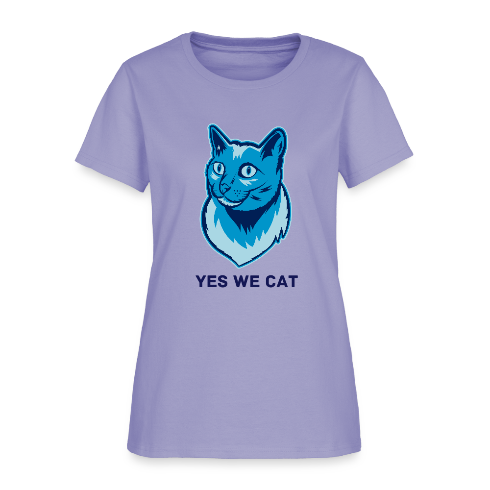 Yes We Cat Women's Tito-T - lavender