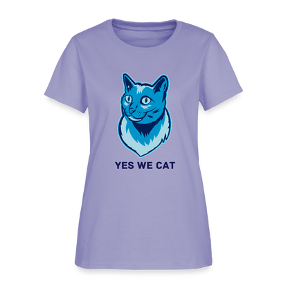 Yes We Cat Women's Tito-T - lavender