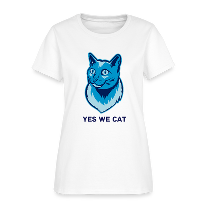 Yes We Cat Women's Tito-T - white
