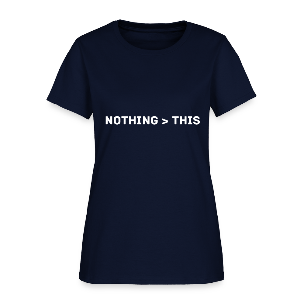 "More Than This" Roxy Music metaphoric women's T-Shirt - navy