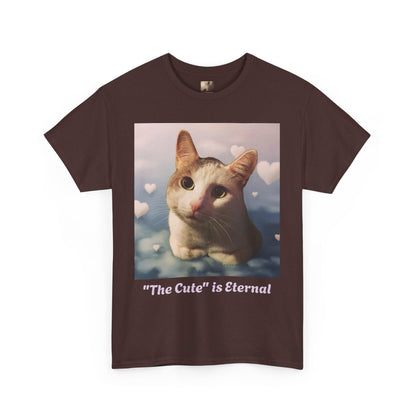 Tito in the clouds variant of "The Cute" is Eternal Tito-T |  Cute Cat Unisex Heavy Cotton Tee | Perfect Gift for Cat Lovers, Casual Wear, Animal Lover Shirt