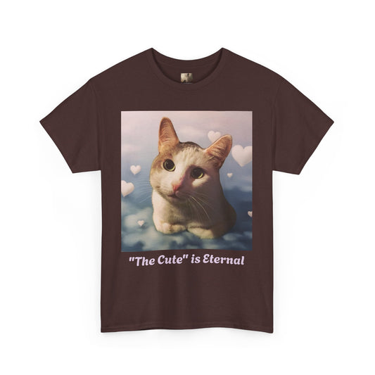 Tito in the clouds variant of "The Cute" is Eternal Tito-T |  Cute Cat Unisex Heavy Cotton Tee | Perfect Gift for Cat Lovers, Casual Wear, Animal Lover Shirt