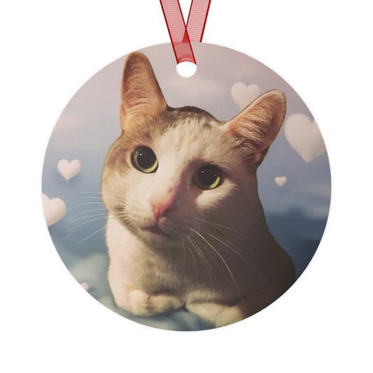 Santito "The Cute Is Eternal" Metal Ornament