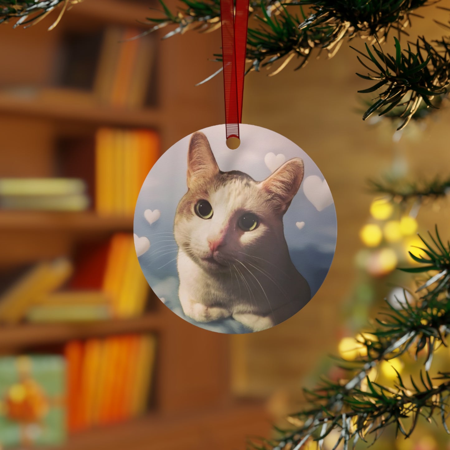 Santito "The Cute Is Eternal" Metal Ornament
