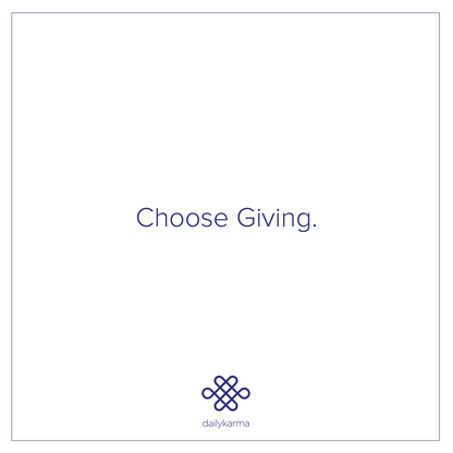 Donations are granted to DailyKarma, who regrants to the indicated nonprofit. Legalese Legalese legalese and more legalese