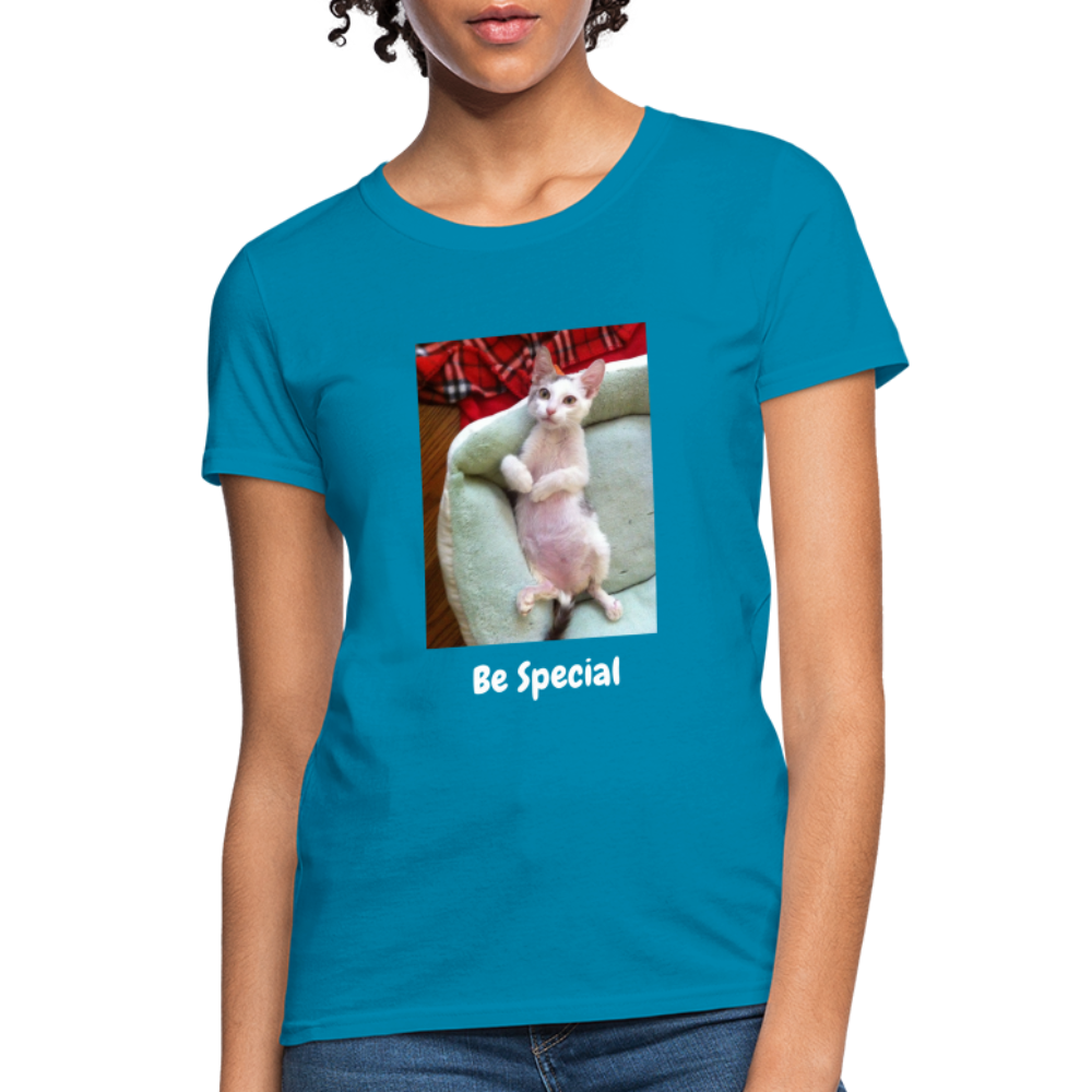 The ORIGINAL "Be Special" Women's Tito T - turquoise