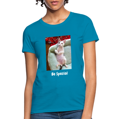 The ORIGINAL "Be Special" Women's Tito T - turquoise