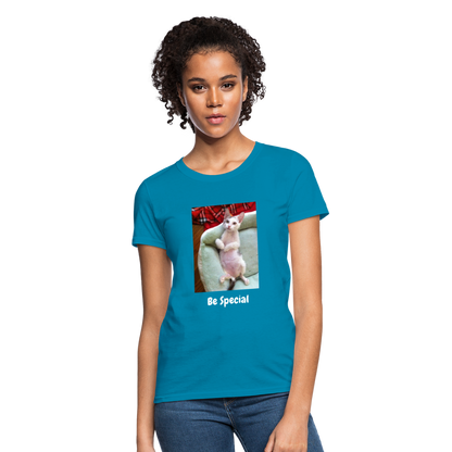 The ORIGINAL "Be Special" Women's Tito T - turquoise