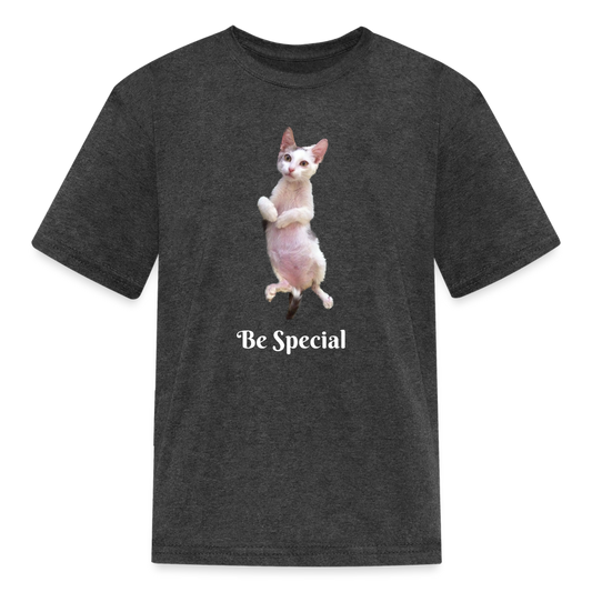 The New Improved "Be Special" Kids Tito-T - heather black