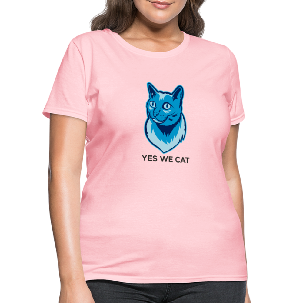 "Yes We Cat" Women's Tito T - pink