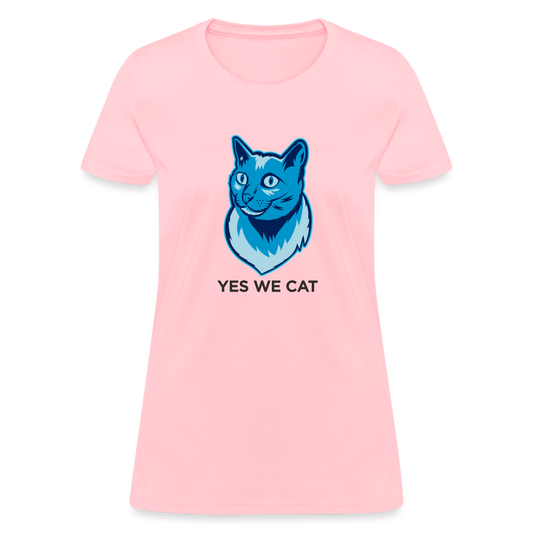 "Yes We Cat" Women's Tito T - pink