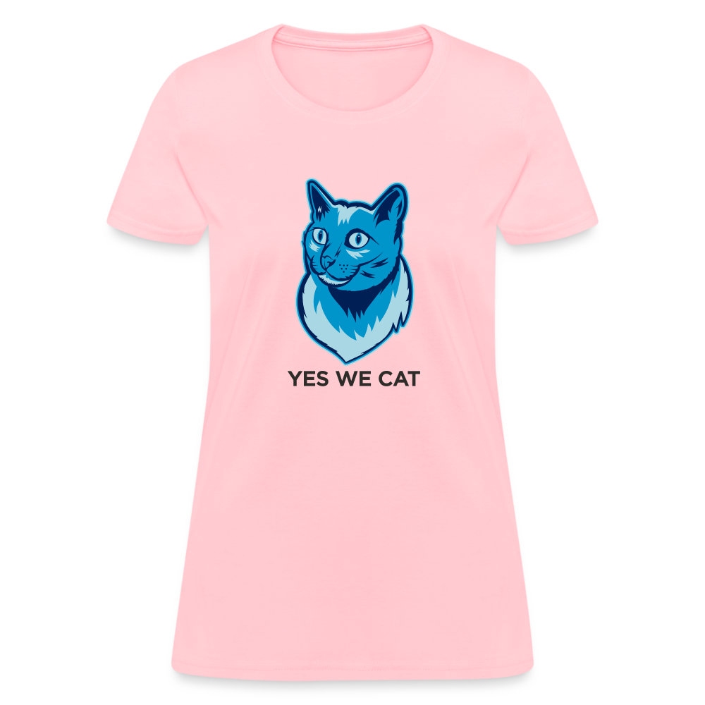 "Yes We Cat" Women's Tito T - pink