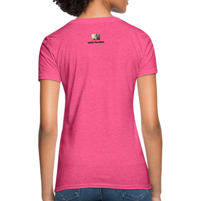 "Yes We Cat" Women's Tito T - heather pink