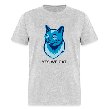 "Yes We Cat" Unisex Tito T - heather gray