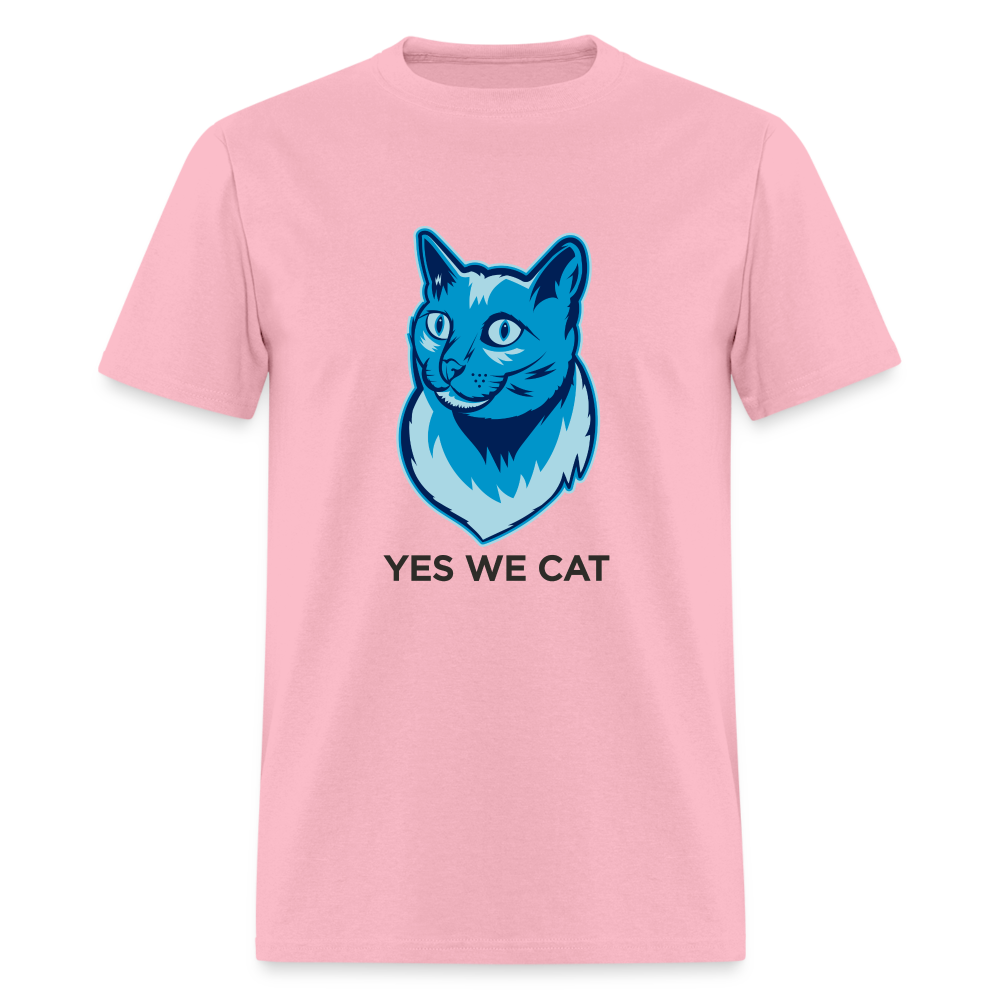 "Yes We Cat" Unisex Tito T - pink