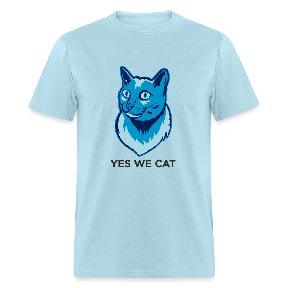 "Yes We Cat" Unisex Tito T - powder blue