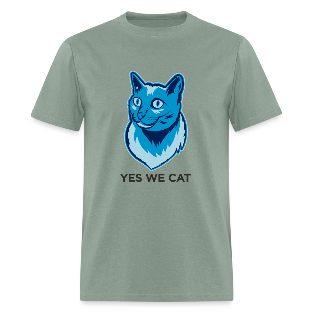 "Yes We Cat" Unisex Tito T - sage