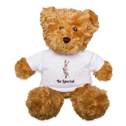 "Be Special" Tito Teddy Bear - white