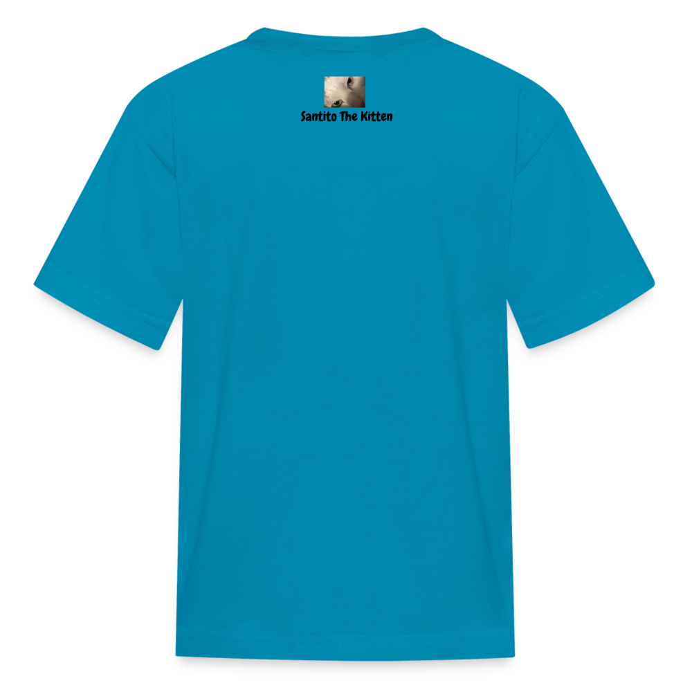 "Cute Is My Superpower" Tito-T for Kids - turquoise