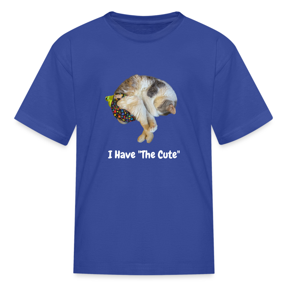 "I Have "The Cute" Tito-T for Hooman Kids - royal blue