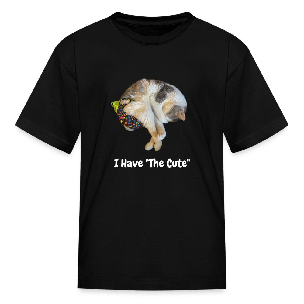 "I Have "The Cute" Tito-T for Hooman Kids - black